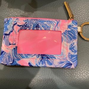 Lilly Pulitzer New in Package ID/key ring Case